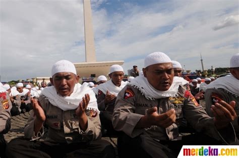 Foto Polisi Bersorban Siap Amankan Aksi Bela Islam Jilid Iii Merdeka