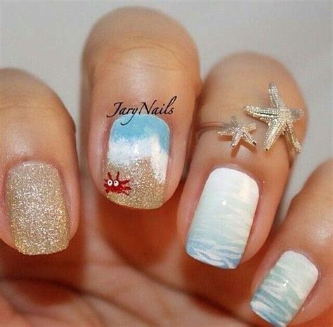 44 Beautiful Ocean Nail Art Design Ideas Best For Summer Fancy Nails