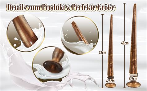 Analplug für Männer xxl mit Starken Saugnapf 48cm Anal Dildo lang Buttplug große Dilator