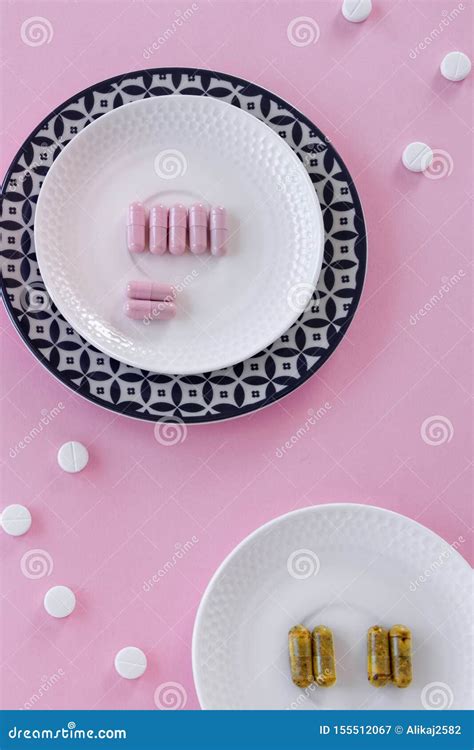 Pills in the Dish. Concepts - What we Eat, Hidden Ingredients Stock ...