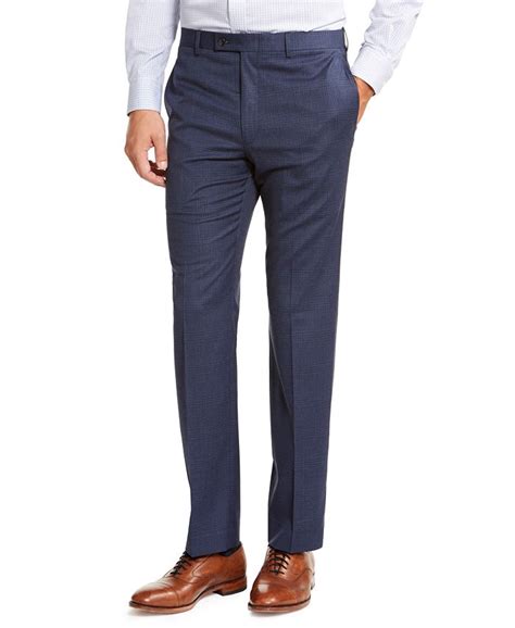 Lauren Ralph Lauren Mens Classic Fit Ultraflex Stretch Plaid Dress Pants And Reviews Pants