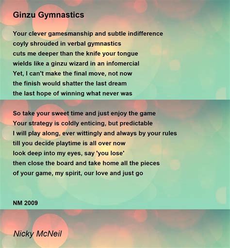 Gymnastics Quotes And Poems