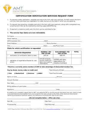 Fillable Online RPT Supervisor Form American Medical Technologists