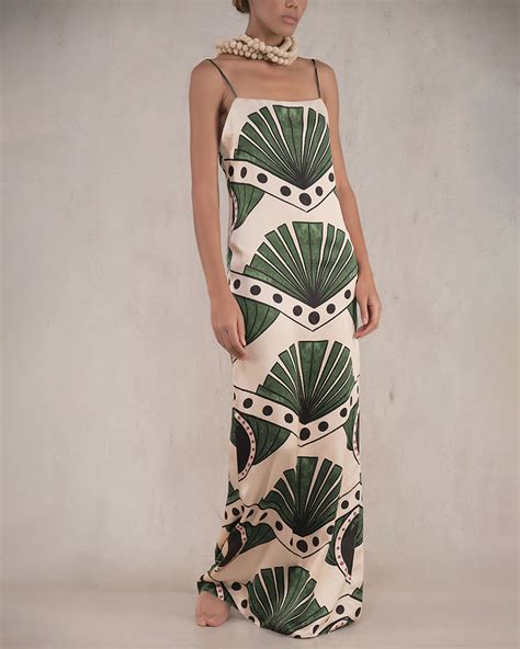 Palm tree fashion print Maxi dress