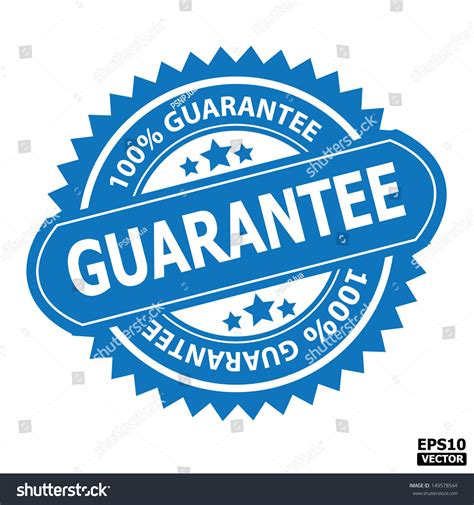 Guarantee Rubber Stamp Sign Eps Vector Shutterstock