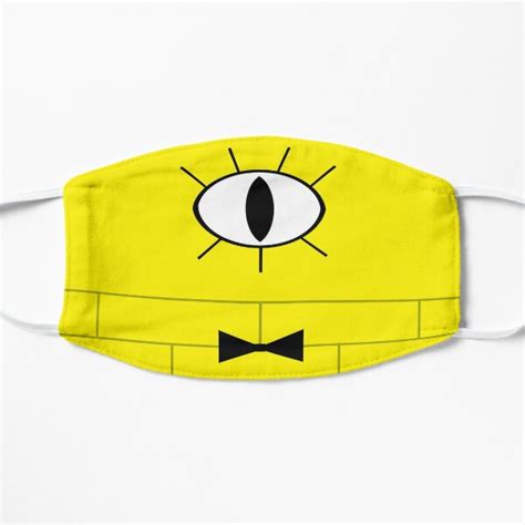 Bill Cipher Gravity Falls Inspired Graphic Flat Mask Gravity Falls