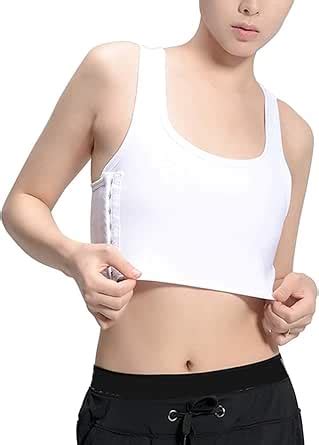 Strengthen Slim Flat Compression Chest Binder Breast Corset Short Vest For Lesbian Tomboy