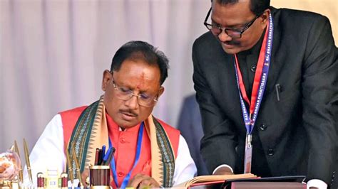 Chhattisgarh Cabinet Expansion Nine BJP MLAs Sworn In As Ministers