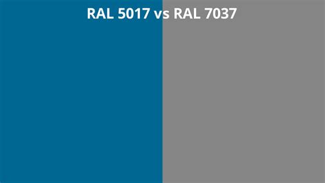 Ral 5017 Vs 7037 Ral Colour Chart Uk