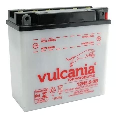 Bateria Vulcania 12n5 5 3b 5 5ah Ybr 125 Rdz 125 135 Rd 350