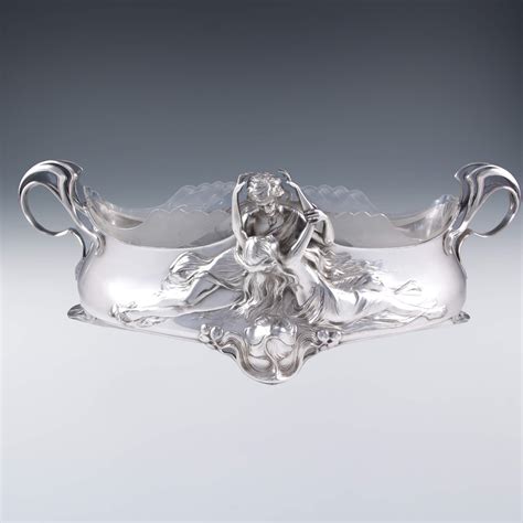 Titus Omega Wmf Art Nouveau Lovers Centrepiece