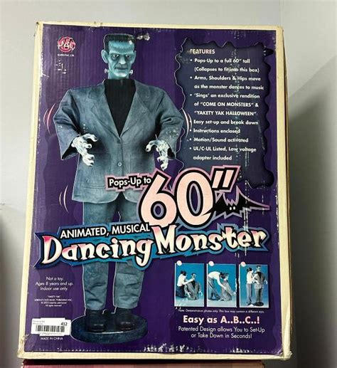 PAC Animated Musical Dancing Monster 60in Proxibid