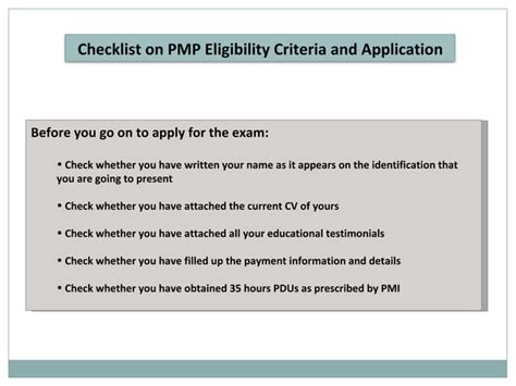 Pmp Certificate Requirements Ppt