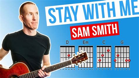 Stay With Me Sam Smith Acoustic Guitar Lesson With PDF YouTube