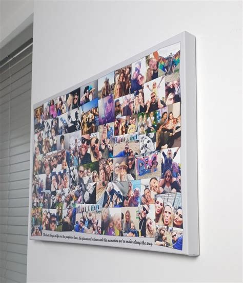 Photo Collage Canvas Print Custom Designed Very Large Extra Large