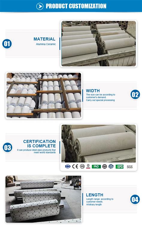 High Temperature Strength Diameter Alumina Ceramic Roller For Kilns