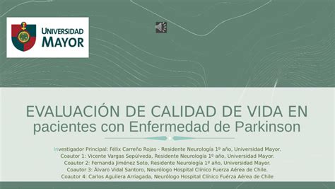 Pdf Evaluación De Calidad De Vida En Pacientes Con Enfermedad De Parkinson Con Método Pdq 39