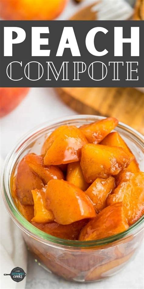 Peach Compote Sustainable Cooks