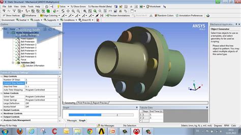 Cadfem Tutorial No Performing Calculations For A Bolted Assembly