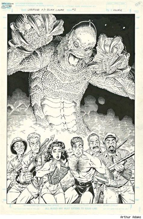 The Creature From The Black Lagoon By Art Adams Comic Book Pages Comic