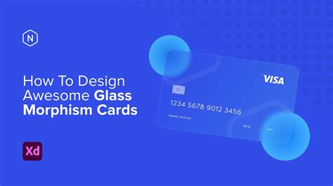 How To Design Awesome Glass Morphism Cards In Adobe Xd Youtube