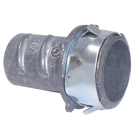 Sigma Proconnex 12 In Flexible Die Cast Zinc Screw In Connector Conduit Fittings 49171 At