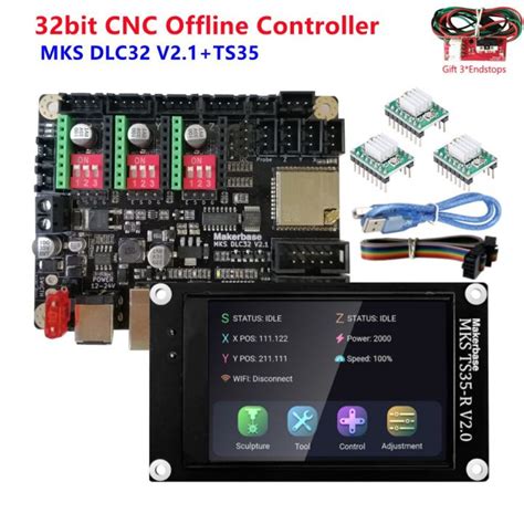 Mks Dlc Grbl Cnc Ts Offline Display Laser Marking Controller