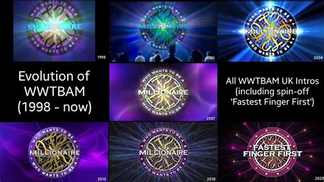 All Wwtbam Who Wants To Be A Millionaire Uk Intros Including Spin