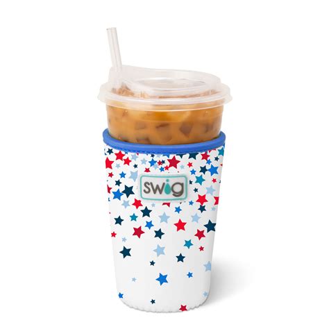 Star Spangled Iced Cup Coolie 22oz Swig Life Wholesale