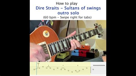 Dire Straits Sultans Of Swing Guitar Solo Lesson Tutorial With Tabs Youtube