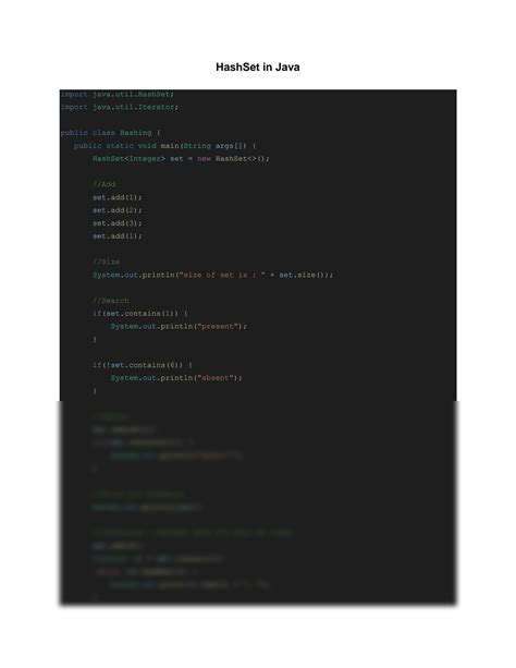 Solution Java Lecture 30 Pdf Notes Hashset In Java Core Java