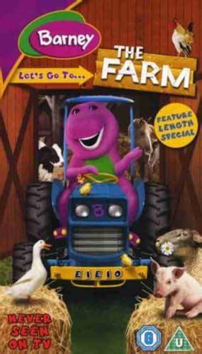 Barney Let S Go To The Farm Vhs Amazon Co Uk Video