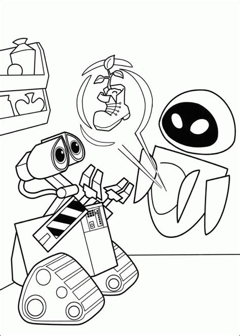 Wall E Coloring Pages