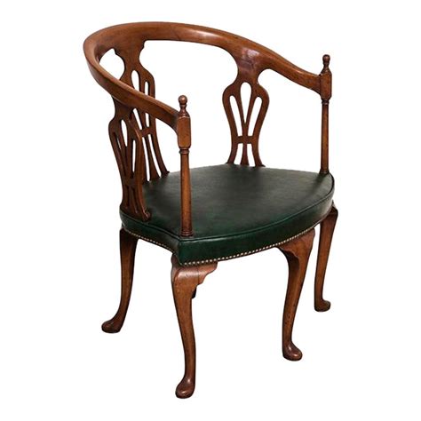 Early 1900s Large Edwardian Corner Chair Chairish