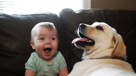 Babies Laughing At Dogs