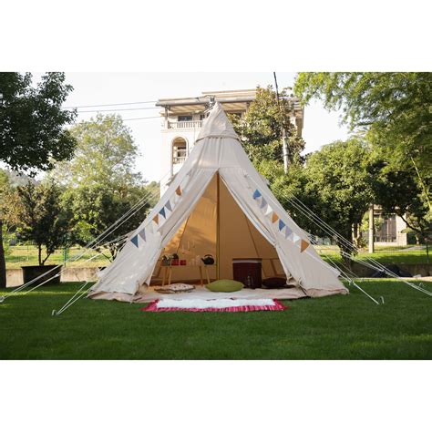 4m Canvas Teepee Tent