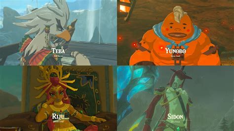 Botw Four Champions All Of Botws Four Champions Ranked Worst To