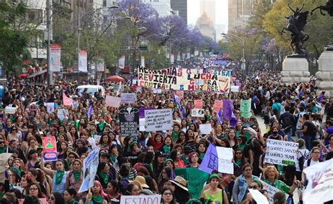 Marchas En Todo México Por Día Internacional De La Mujer Rubén Luengas Entre Noticias