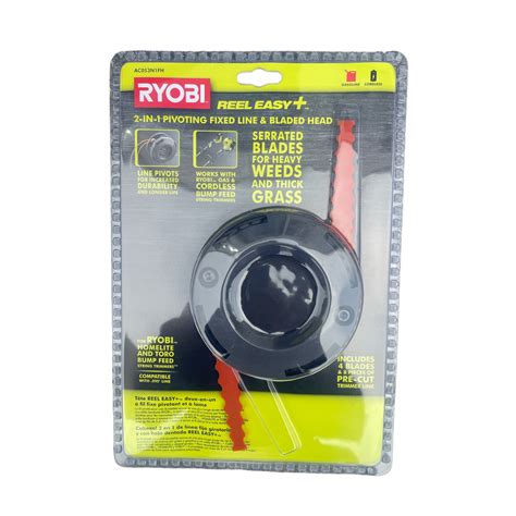 Ryobi Reel Easy 2 In 1 Pivoting Fixed Line And Bladed Head For Bump F Ryobi Deal Finders