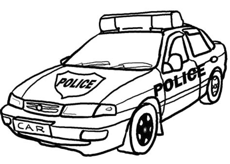 Police Car Coloring Pages Printable - Customize and Print