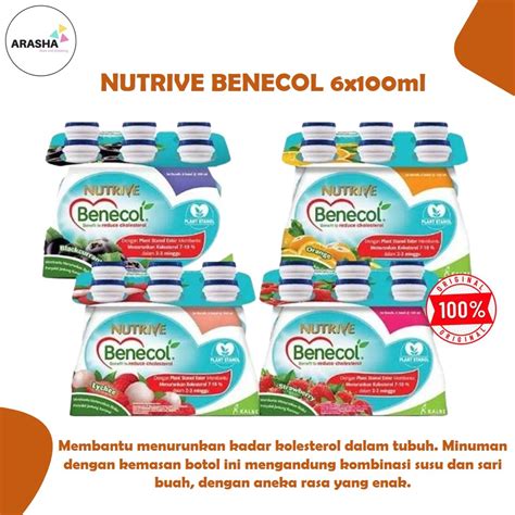 Jual Nutrive Benecol X Ml Minuman Penurun Kolestrol Mencegah