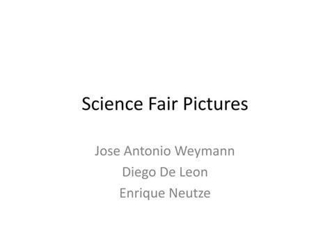 Science fair pictures | PPT