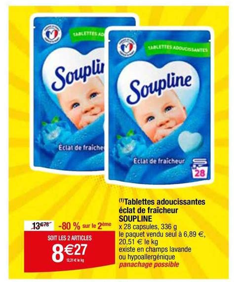 Promo Tablettes Adoucissantes Clat De Fra Cheur Soupline Chez Migros