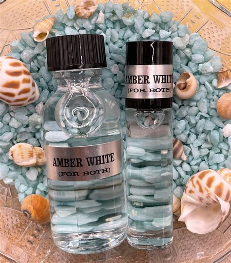 Amber White Perfume Body Oil Free Shipping Etsy