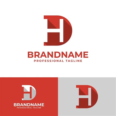 Premium Vector Letter DH Letter Logo Suitable For Business DH And HD