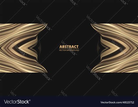 Elegant Black And Gold Abstract Luxury Background Vector Image