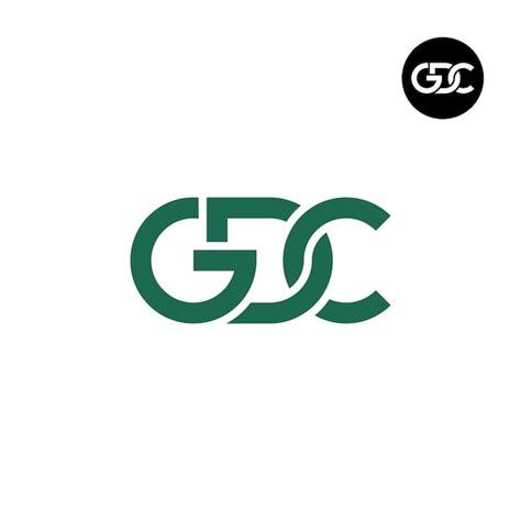 Premium Vector Letter Gdc Monogram Logo Design