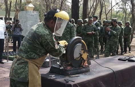 Destruye Sedena 168 Armas Decomisadas En Oaxaca