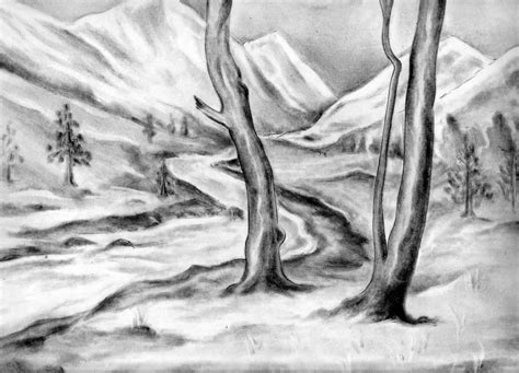 Beautiful Sketches Of Nature at PaintingValley.com | Explore collection ...