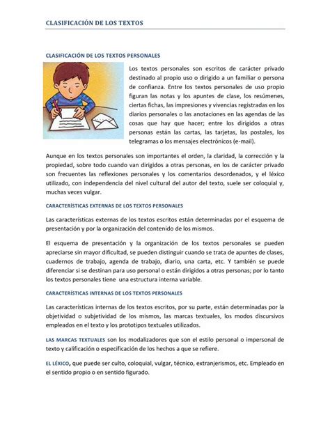 Pdf Clasificaci N De Los Textos Pdf Filela Morfosintaxis Que Son